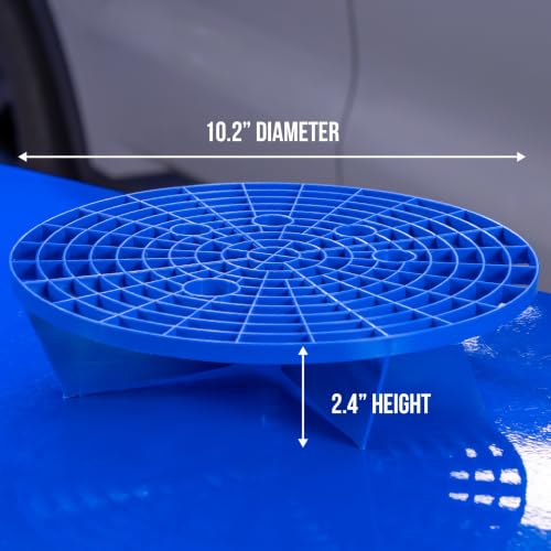 VIKING Automotive Bucket Insert Grit Trap for Car Wash and Detail Kits, Helps Remove Dirt and Debris from Microfiber, Mitts, Cloths, and Sponges, Blue - color: Blue, size: 1 Pack