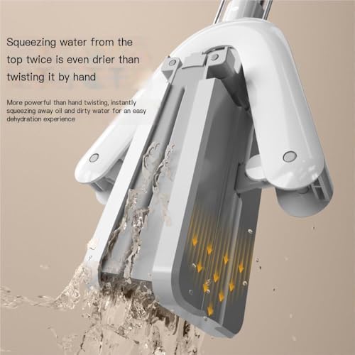 Practical Flat Mop, Enlarged PVA Head, Effortlessly Handles Home Cleaning -Essential for Home Cleaning