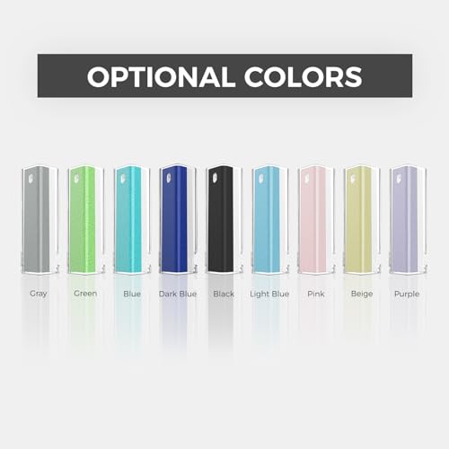 CLICK CLEAN Screen Cleaner, Fingerprint Proof Screen Cleaner Spray, All-in-One Cleaner with Microfiber and Shell for All Phones, Laptop and Tablet Screens (Light Blue) - color: Light Blue