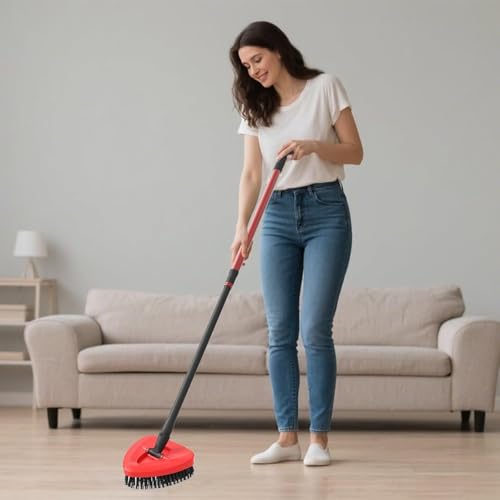 Spin Mop Replacement Head - EasyWring Mop Refills Compatible with Triangle Spin Mop, Great Cleaning Power, Microfiber, Helper for Housework, Machine Washable (new Brush) - size: new brush