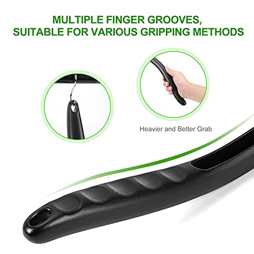 XINDELL Windshield Cleaning Tool, 22” Long Reach Car Window Cleaner with Ergonomic Handle & Microfiber Pads, No Streak Auto Glass Cleaner for Interior Windshield, SUV, Truck & Car Glass - size: 22 inch