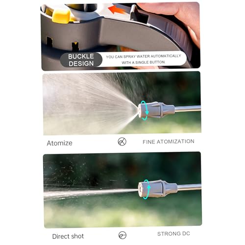 Pressure Spray Bottle 1.5 L Plastic Pressurized Spray Bottle with 360° Adjustable Nozzle Plant Comfortable Handle Bottles for Plants and Other Cleaning Solutions Pressure