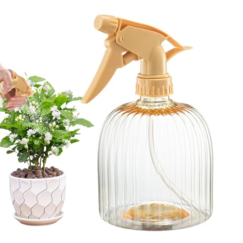 Adjustable Spray Bottles, Garden Watering Can, Reusable Plant Sprayer, Heavy Duty Household Cleaning Tool for Indoor Outdoor Plant Care Gardening Lawn Home Use 6.97x4.53x3.54 Inches - color: Yellow