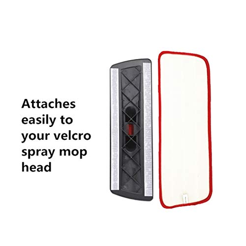 Colorsheng Microfiber Mop Replacement Heads for Wet/Dry Mops Floor Cleaning Pad Fit All Spray Mop (5 Pack)