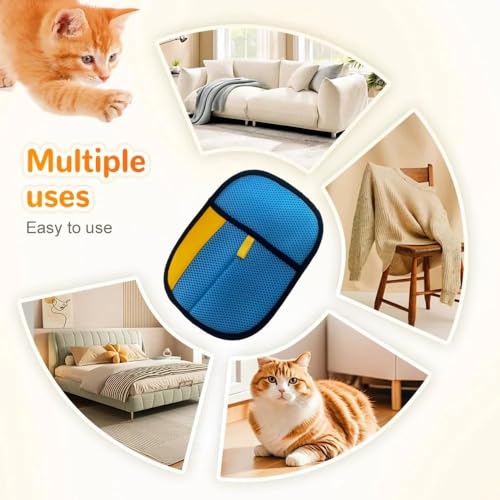 Purepath Hair Removal Glove, Pet Hair Removal Glove for Dogs & Cats Reusable Magic Brush Cat Hair Remover ,Pure Path Yomi Pet Hair Remover Glove Tool for Carpet,Clothes,Car Mats,Couch,Bed,Furniture