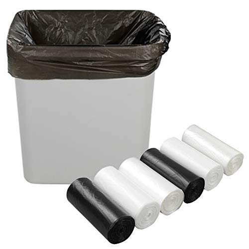 Small Trash Bags, 6 Gallon Office Garbage Bag, 150 Counts, F
