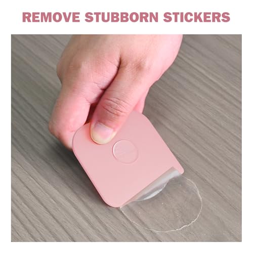 Pan Scraper, 10 Pcs Pot Scraper Plastic, Pot Scraper Non Scratch for Cast Iron, Pot and Pan Cleaning, Sturdy Scraper Kitchen Tool,Pink - color: Pink, size: 10 Pcs