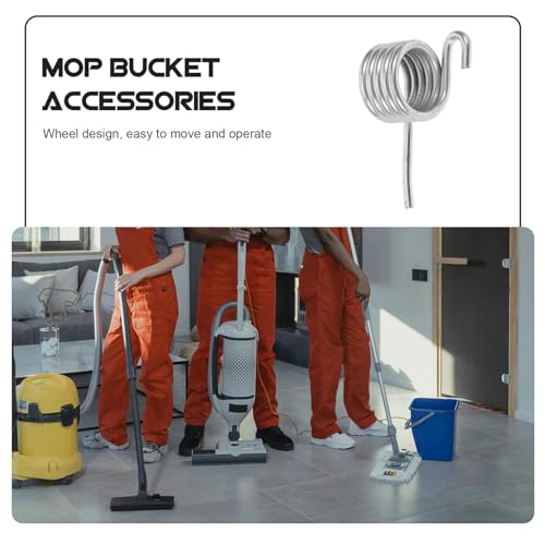 Beavorty Mop Bucket Accessories Metal Drain Basket Spring Replacement for Efficient Water Extraction in Commercial Mop Buckets Durable and Easy to Install