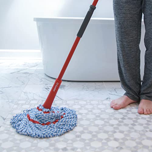 O-Cedar Genuine MicroTwist MAX Twist Mop Head Replacement | Machine Washable | Reusable | Microfiber Refill | Removes 99% of Bacteria - size: 1 Pack