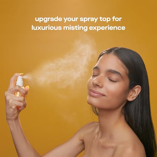 HABIT Luxury Ultra-Fine Cloud Mist Spray Pump, 20/410 White Sprayer Nozzle, Replacement Top for Essential Oil Bottles, Facial and Hair Spray Products, 8cm Dip Tube
