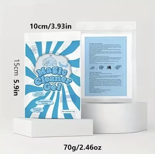 Keyboard Cleaning Gel for Laptop, Car Interior, Dust Cleaner Putty for Electronics, Reusable Cleaning Slime (70g)