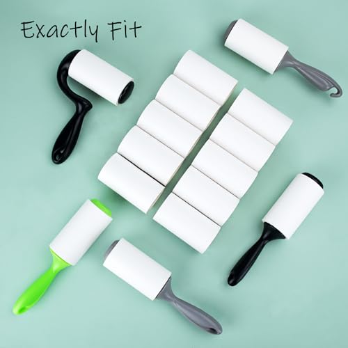 4 inch Lint Roller Refills Only for Scotch-Brite Lint Roller Replacement Refills for Pet Hair Extra Sticky 60 Sheets per Roll Pack of 10 Rolls Total 600 Sheets (Inside Dia. 1-3/4 inch) - size: Inside Dia. 1-3/4 inch