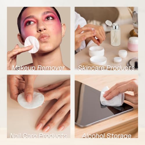 10oz PANA Silver Push-Down Dispenser Bottle - 1 Bottle - Empty Refillable Pump Bottle for Nail Polish Remover Liquid Lotion Cream - color: Silver, size: 10 Ounce - 1 Bottle