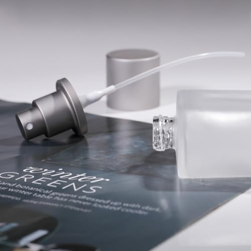 100ml/3.4 Oz Frosted Glass Spray Bottle Perfume Atomizer,Refillable Perfume Spray Bottle Perfume Bottles Empty with 3 Kinds of Perfume Dispenser (Frosted Glass 100ml) - style: Frosted Glass 100ml