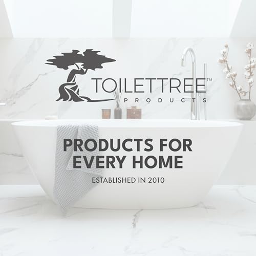 ToiletTree Products Toilet Brush with Lid (White 2 Pack) - style: White 2 Pack