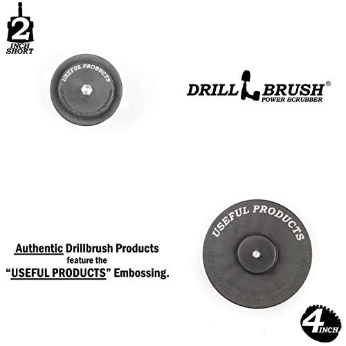 Drill Brush – Drill Brush Kit – Drill Brushes for Cleaning – Drill Brush Attachment - Drill Brush Set - Bathroom Accessories - Shower Cleaner - Bathtub - Bath Mat - Scrub Brush - Grout Cleaner - color: Yellow
