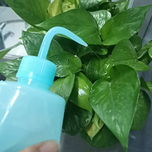 Valchoose Upgraded 2 Pack Plastic Wash Bottles(Blue) 250ml 8.5oz, Tattoo Wash Bottle LDPE No Leaking, Safety, Reusable, Awesome for Watering Plants and Washing Lab Ware - color: Blue, size: 2x250ml