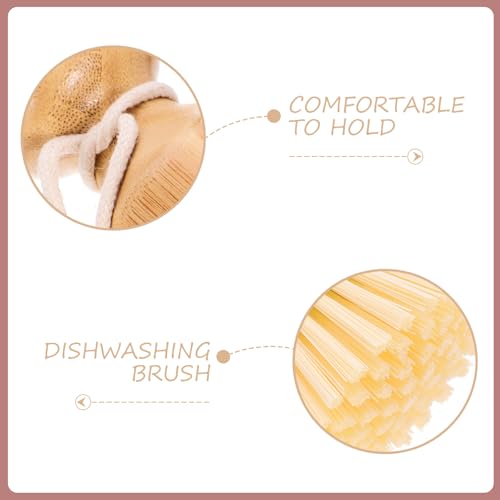 Dish Scrubber Palm Brush Kitchen Cleaning Brush for Tough Stains on Tableware and Vegetables Green Sturdy Kitchen Scrubber