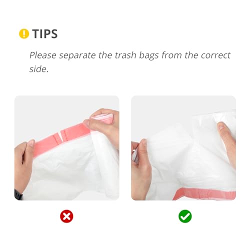 Ultra Thick 15 Gallon Drawstring Trash Bags, 108 Count Heavy Duty Large Plastic Garbage Bag, Leak Proof Trash Can Liners for Tall Kitchen Home Office Lawn Outdoor, White