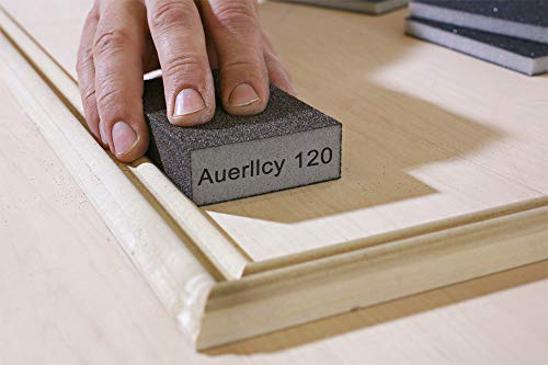 Sanding Sponge,Auerllcy Coarse/Medium/Fine/Superfine 8PCS 4 Different Specifications Sanding Blocks Assortment,Washable and Reusable. - style: 8PCS-M