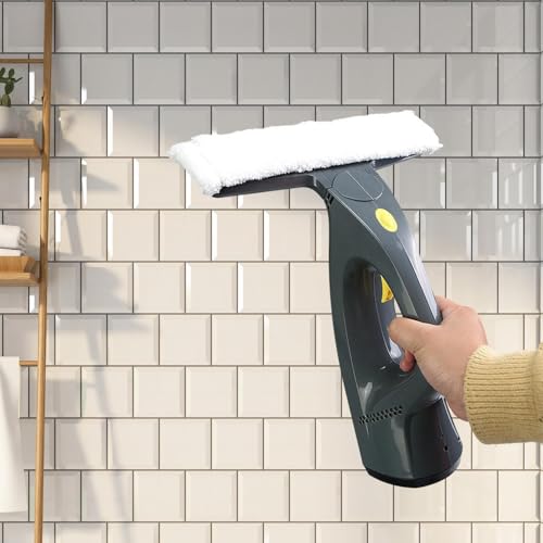 Window Cleaner Handheld Electric Cordless Window Vacuum Squeegee Glass Cleaner Multi Surface Cleaning Tool Suitable for Home Office Kitchen
