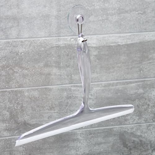 iDesign Bathroom Plastic Shower Squeegee with Wall Hook - Set of 2 - Clear - color: Clear, style: Pack of 2