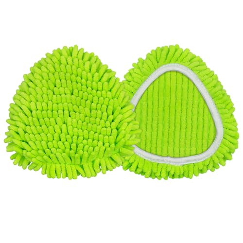 Mop Replace Heads for Ocedar Mop Heads Replacements Easywring 1-Tank System,Spin Mop Replacement Head for Floor Clean,2 Pack Chenille Mop Refills,Washable and Reusable Mop Head Replacement,Green - size: 2 Pack