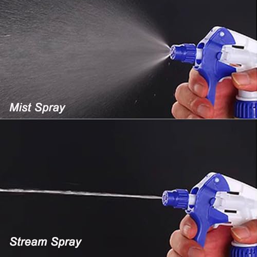 4 Pack Super Durable Spray Nozzle for Bottles Universal Replacement Nozzle Heavy Duty Sprayer Trigger Head With Tube for Household Cleaning Car Detailing - color: red+ blue+ yellow +green.