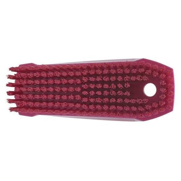 Vikan Pink Stiff Bristle Hand Scrub Brush - 64401