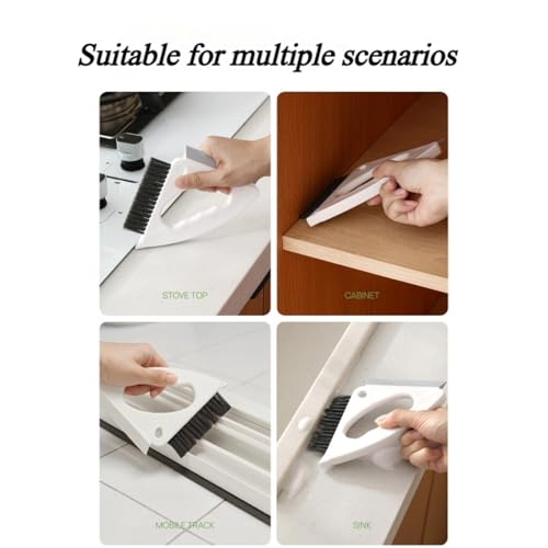 Crevice Cleaning Brush for Narrow Gaps, Multipurpose Detail Cleaning Tool for Bathroom Tile, Kitchen Sink, Toilet and Corners