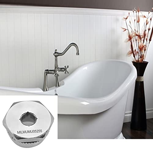 MILMUMU Compatible with Tub Drain Extractor-Removes One and a Half Inch Old or Stubborn Tub Drains ( 05255 1.5" ) - color: Chrome