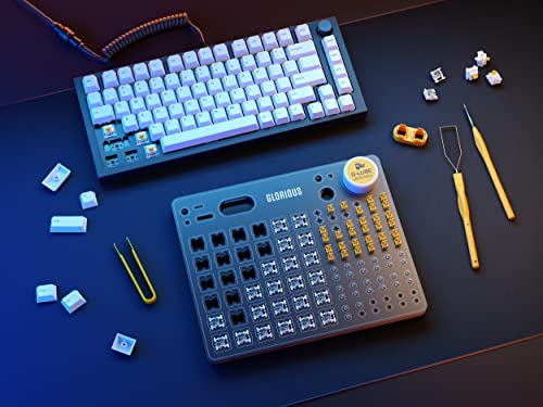 Glorious Platform - Acrylic Mechanical Switch and Stabilizer Lubrication Kit - Includes Keycap, Switch Pullers, Opener, Lube Brush, Synthetic G-Lube