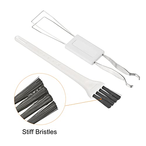 MECCANIXITY Rubber Ball Air Blower 30ml Blowing Pump Cleaner Circuits Clean Tool with Keycap Puller Remover Tool Set with 2 Brushes for Laptop/Computer Keyboard