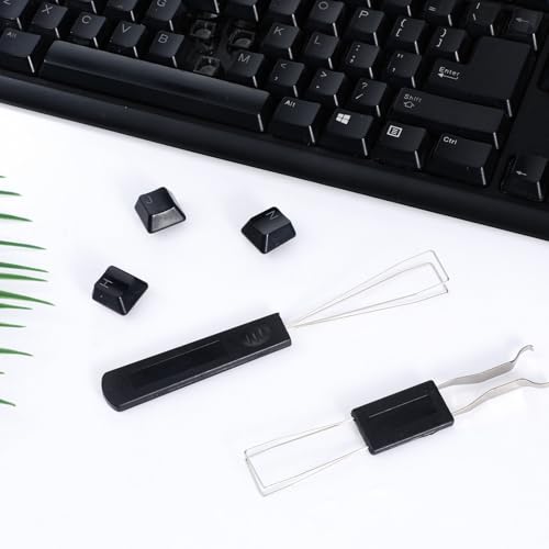5 Pcs Keyboard Cleaner Tool Keyboard Puller Keycap Remover Tool Set 4-Jaw Gripper Switch Puller Set Stainless Steel Keycap Pullers Kit for Mechanical Keyboards