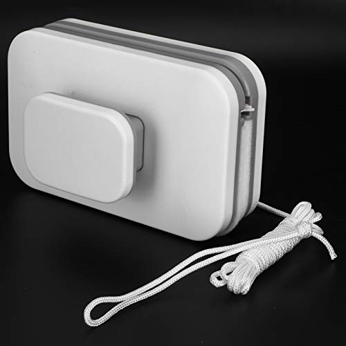 Magnetic Window Wiper Cleaner, with Safety Rope, Suitable for 3‑10MM Single‑Layer Glass, for Home High-Rise Glass Use