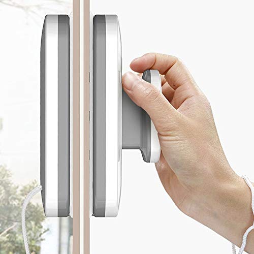 Ejoyous Cleaner Tool, Magnetic Window Cleaner, Large Handle Adjustable Double Side Glass Cleaning Accessory for Home Use for 3 to 10mm Glasses