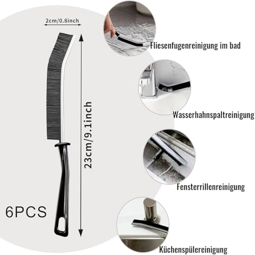 18Pcs Crevice Gap Cleaning Brush,Door Window Track Groove Corner Crevice Cleaning Brushes for Cleaning Window Grooves, Bathroom, Toilet Corner, Kitchen, Faucet, Sink - size: 18Pieces