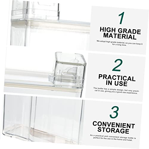 MAGICLULU Laundry Storage Bottle Large Capacity Detergent Dispenser for Home Use Refillable Lotion Container for Convenient Dispensing Smooth Edges and Polished Design for Liquid Soap and