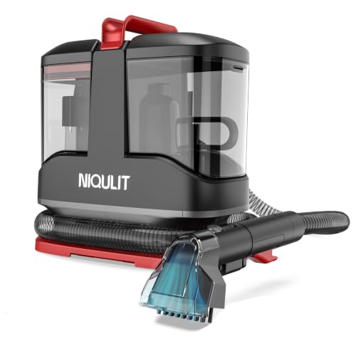 Fabric Spot Cleaner Machine for Sofa, Couch, Rug,Portable Deep Cleaner for Carpet and Upholstery - color: Black