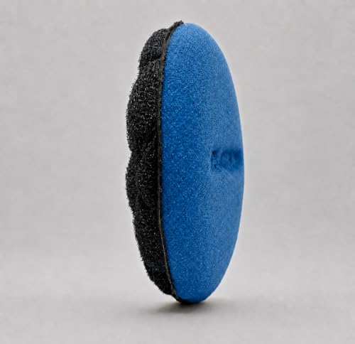 Jetz-Scrubz Scratch-Free Kitchen Scrubber Sponge – Dual Sided Non-Scratch Dish Cleaning Sponge for Cookware, Dishes & Kitchen Surfaces – Odor Resistant, Reusable – Round Scrub Sponges (3 Pack, Blue) - color: Blue