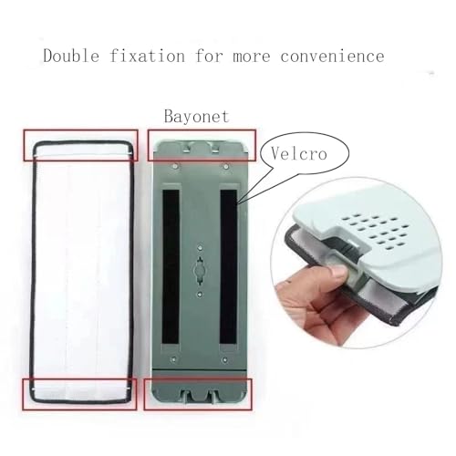 Dust Mop,Flat Mop with 4 Pads, Sponge mops for Floor Cleaning,Hardwood,Tile,Marble,Wall Surface