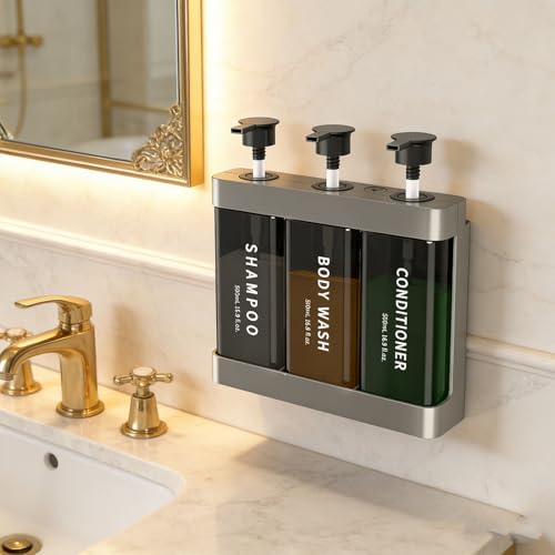 TARSHYRY Extended Nozzle, Dual Installation Method, with Locking Device, Three Chamber Design, 500ml Capacity, Convenient and Practical, Made of ABS Material. (Silver) - color: Silver