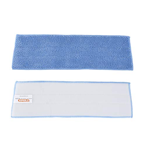 Superio Microfiber Mop Replacement Head, 16 inch Damp Mop Pad Refill for Miracle Mop Dusting and Spray Mop, attaches to Velcro mop(2 Pack) - size: 2 Refills