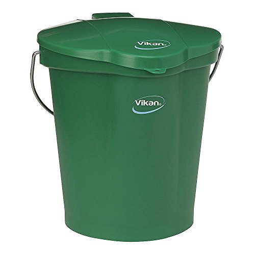 Vikan Remco Pails - 3-Gal. Capacity - Green - Green