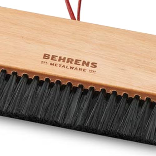 Behrens Red Galvanized Dustpan & Brush Set - color: Red