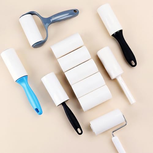 4 inch Lint Roller Refills for PetLovers Evercare Amazon and Other Lint Roller Replacement Refills 4 inch Extra Sticky 60 Sheets per Roll 5 Pack Total 300 Sheets (Inside Diameter 1-1/2 inch) - size: 4 inch (1.5'' ID)