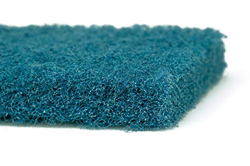 KLEEN HANDLER Medium Blue Cleaning Pad | Medium Duty Scrub, Eco-Friendly, General Cleaning (Pack of 20) - color: Blue, size: Pack of 20