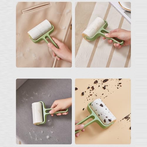 Extra Sticky Lint Roller Lint Roller Refills Reusable Sticky Picker Lint Rollers Lint Roller Refills Extra Sticky lint Roller for pet Hair for Pet Hair, Sticky, Remover,3PCS A,6.89inx4.33in