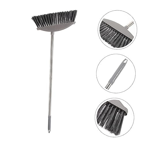Levemolo Stainless Steel Outdoor Broom with Long Handle Floor Wiper for Home and Cleaning Compact and Easy to Store for Indoor and Outdoor Use