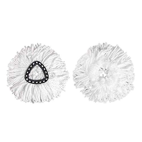 Spin Mop Replacement Heads, Microfiber Spin Mop Refills for O Cedar,Easy Cleaning Mop Head Replacement, Machine Washable,4-Pack